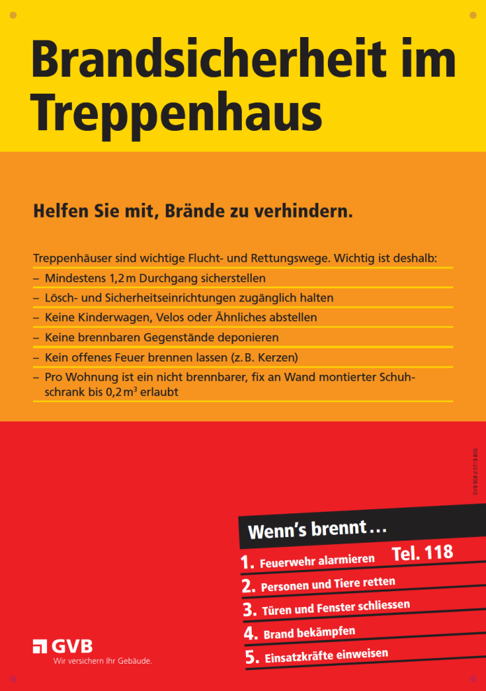 Brandsicherheit im Treppenhaus